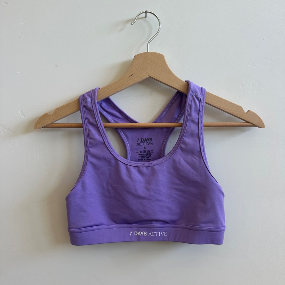7 Days Active Purple Sports Top